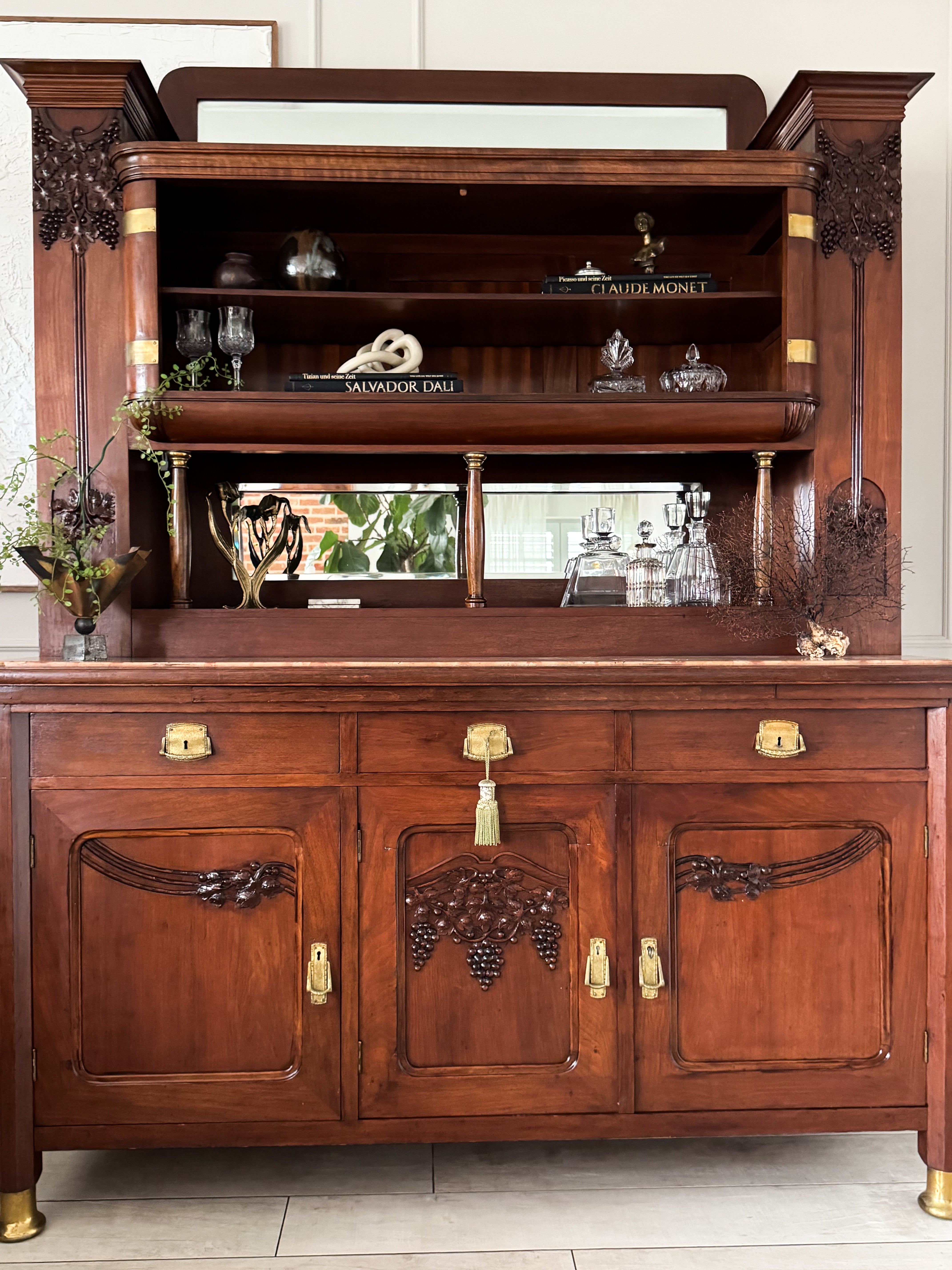 STILVOLLE ANTIKE ANRICHTE JUGENDSTIL