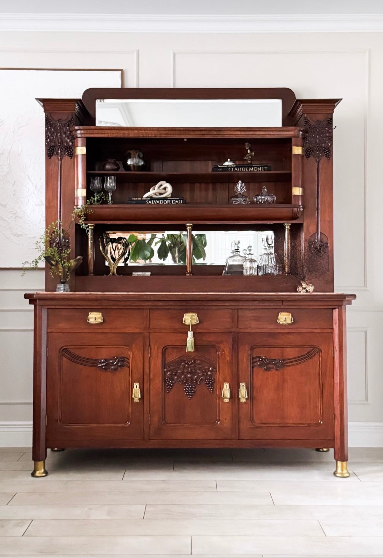 STILVOLLE ANTIKE ANRICHTE JUGENDSTIL