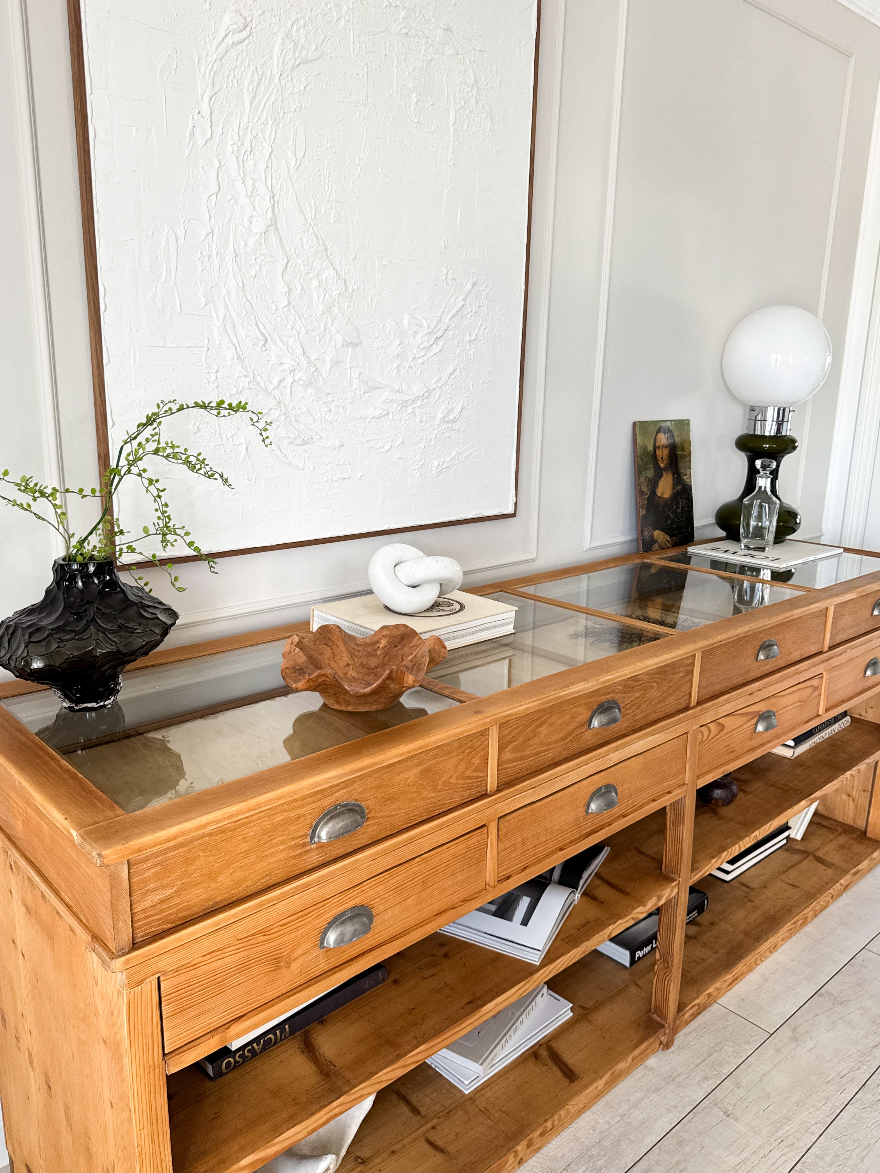Charming Antique Shop Counter from France