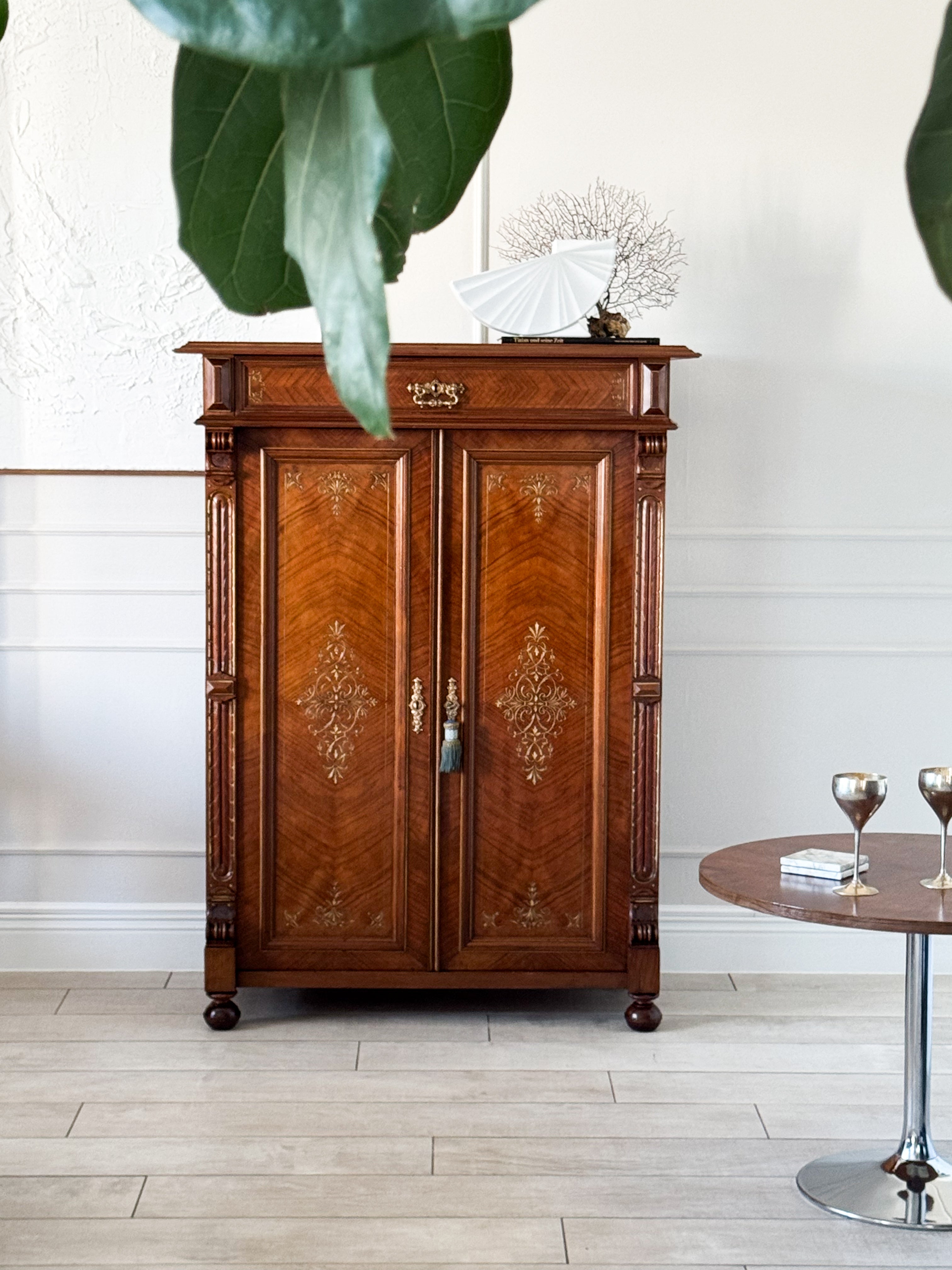 Noble Antique Cabinet Walnut