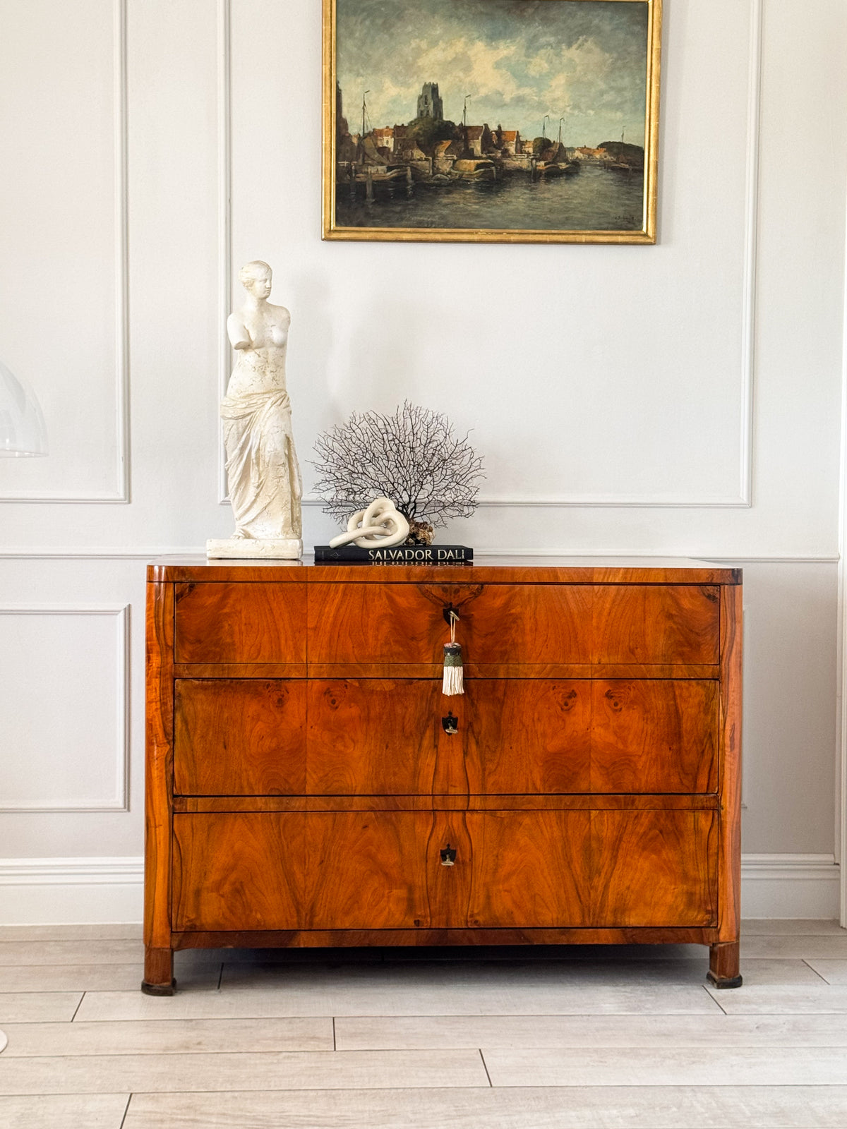FEINE ANTIKE BIEDERMEIER KOMMODE