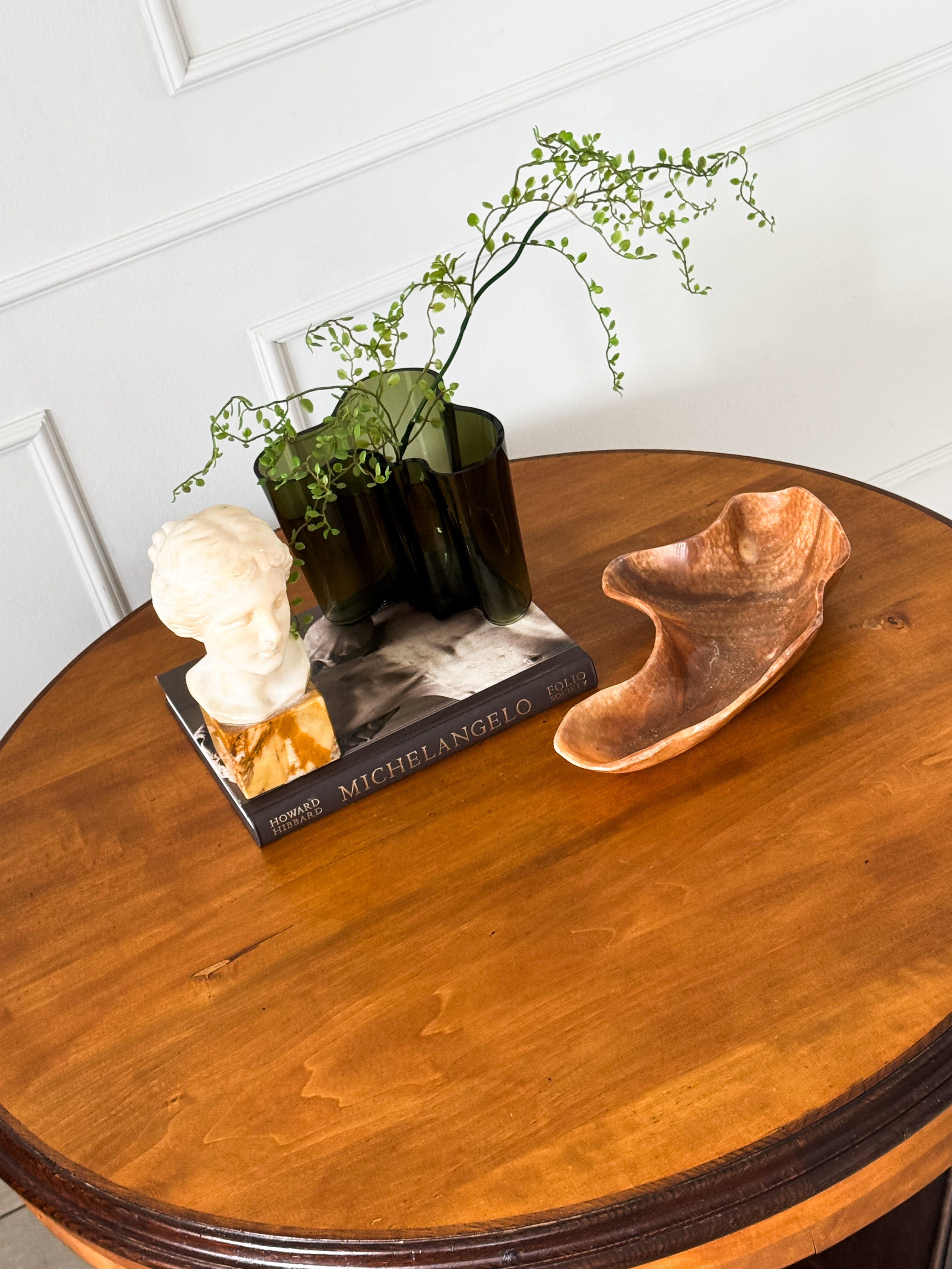 ANTIKER RUNDER ART DECO TISCH AUS FRANKREICH