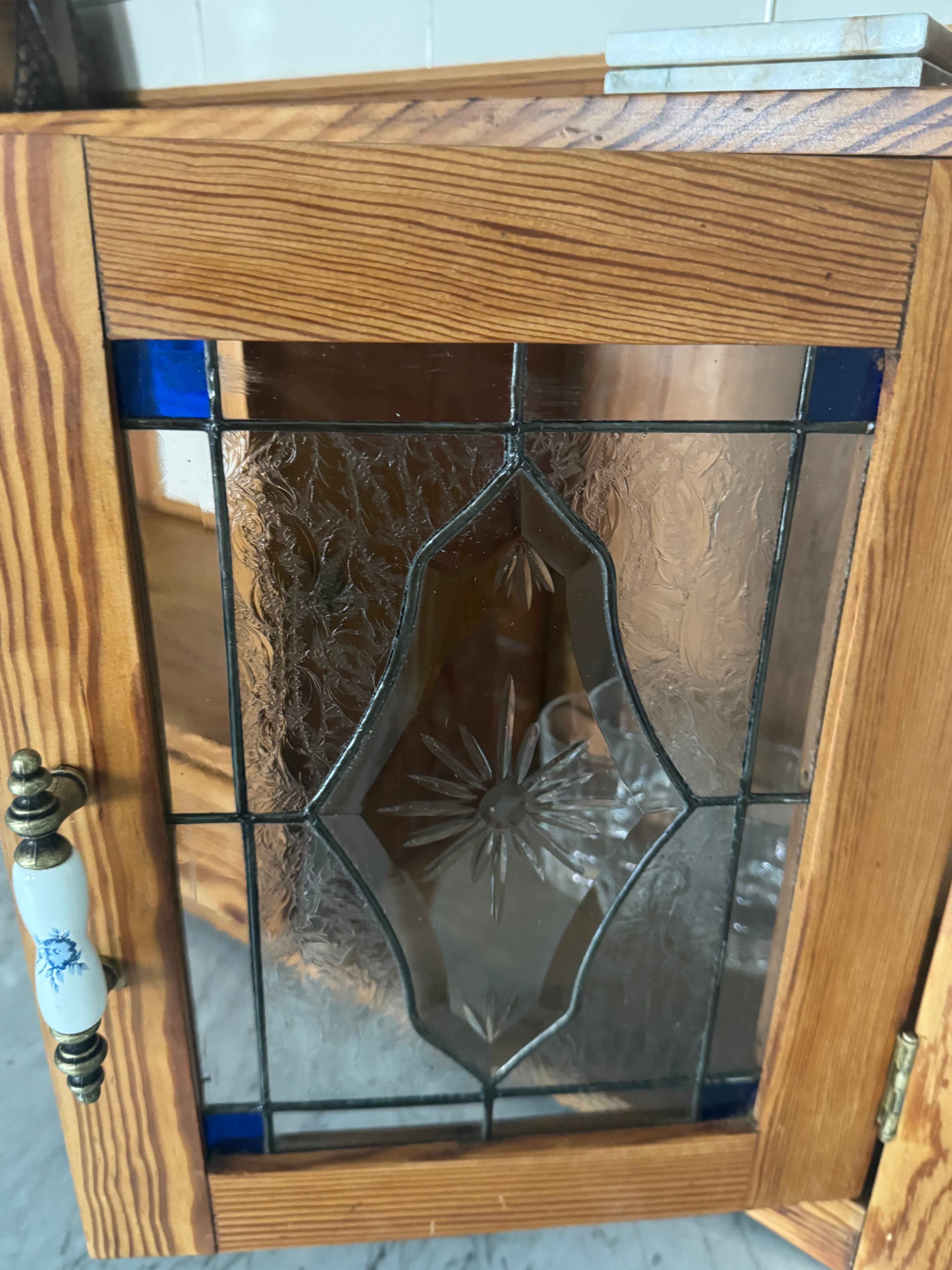 ANTIQUE FRENCH KITCHEN BUFFET CABINET RARITY