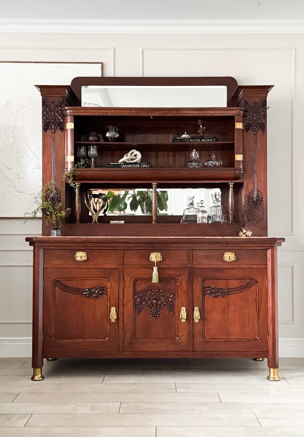 STILVOLLE ANTIKE ANRICHTE JUGENDSTIL