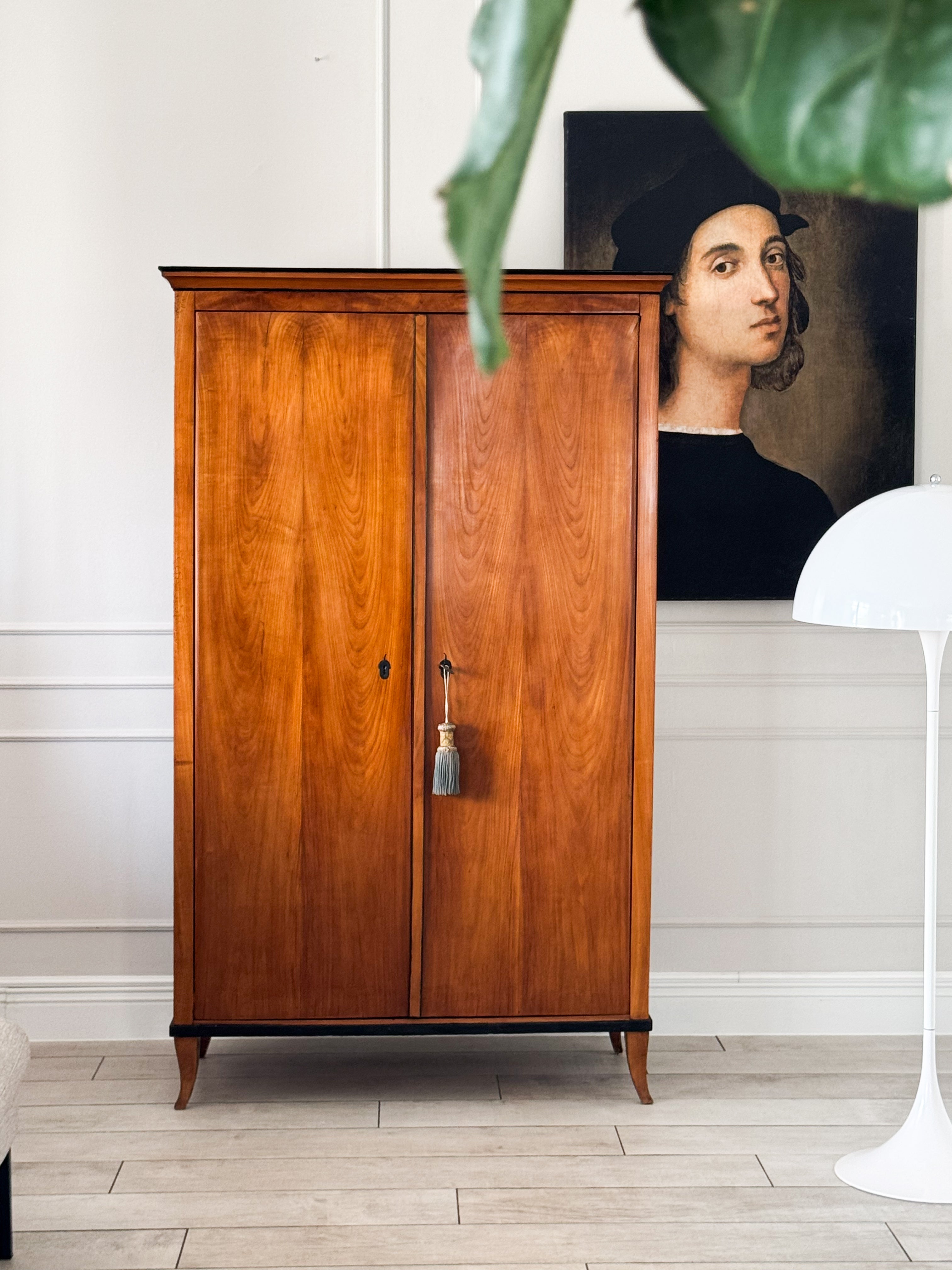 Antique Biedermeier Walnut Cabinet
