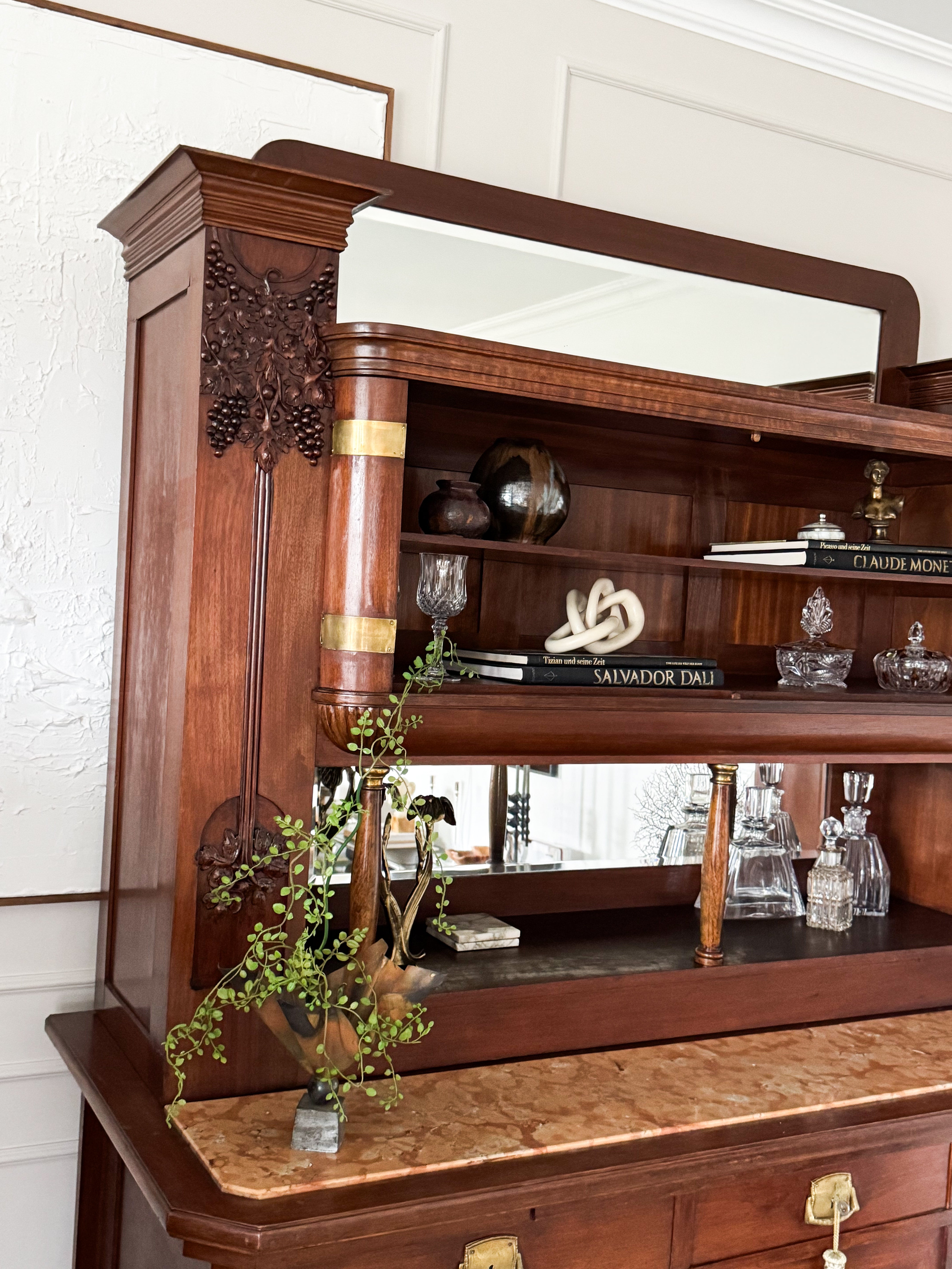 STILVOLLE ANTIKE ANRICHTE JUGENDSTIL