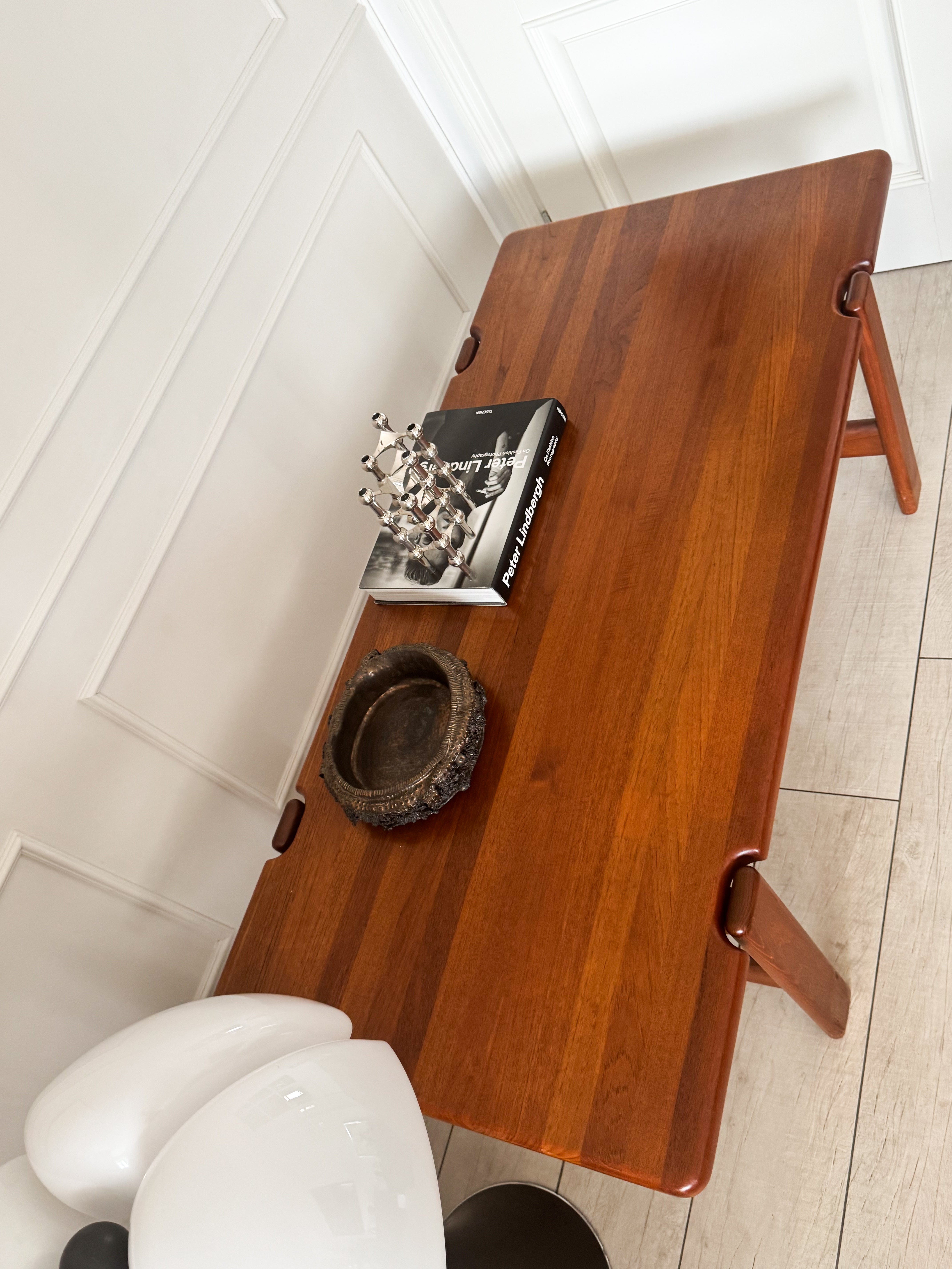 VINTAGE 70s COFFEE TABLE SOLID TEAK WOOD