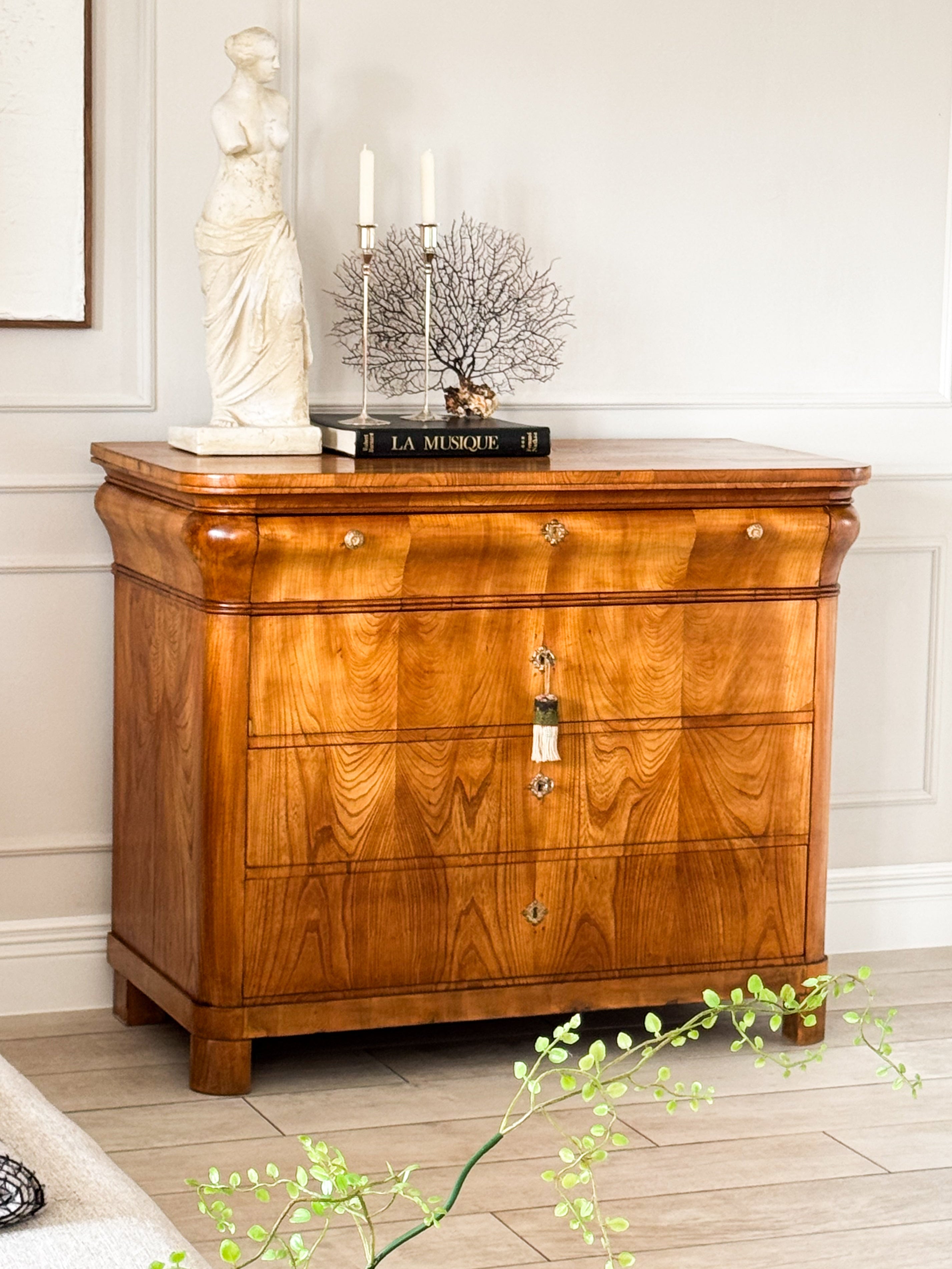 FEINE ANTIKE BIEDERMEIER KOMMODE