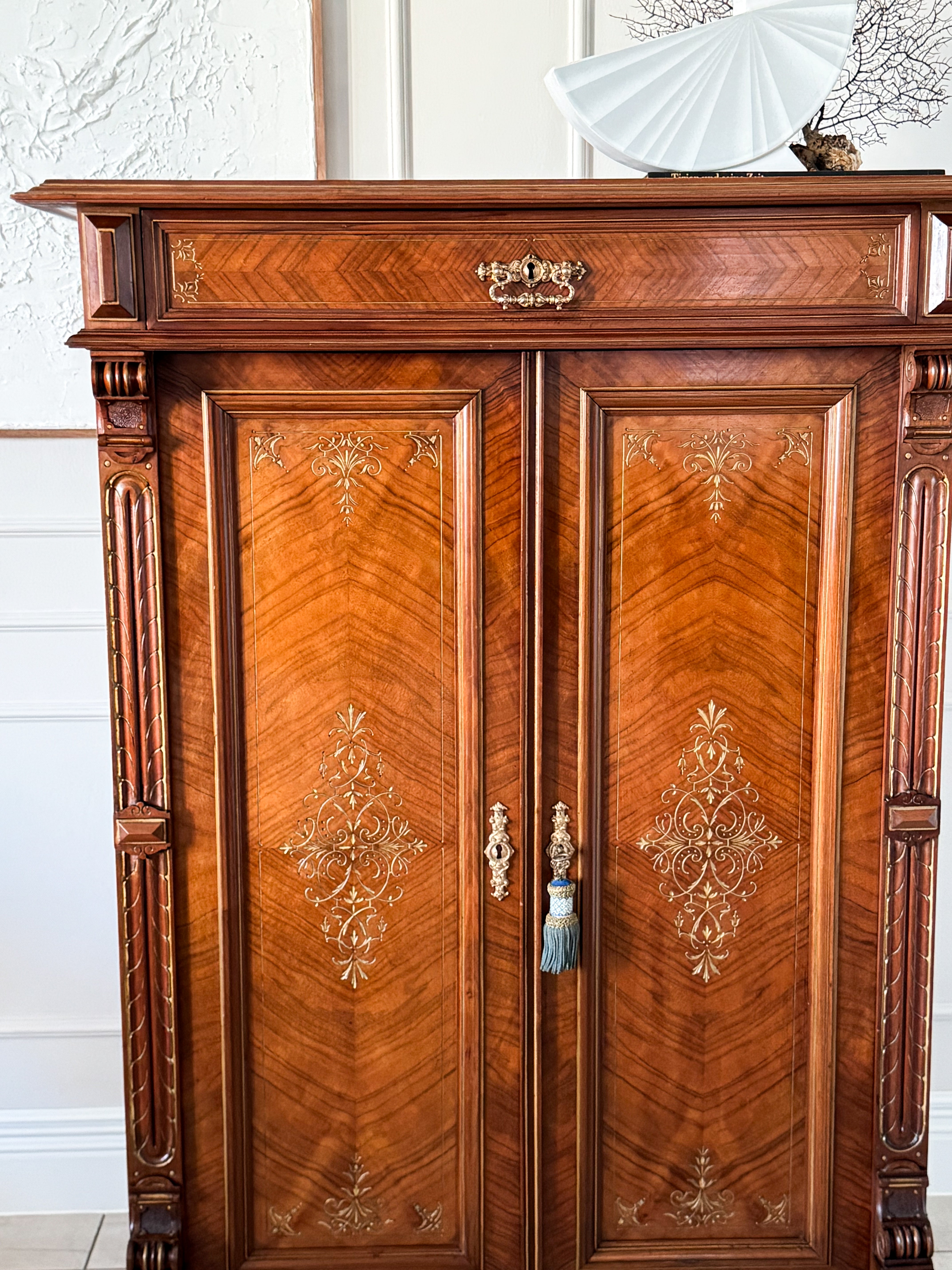 Noble Antique Cabinet Walnut