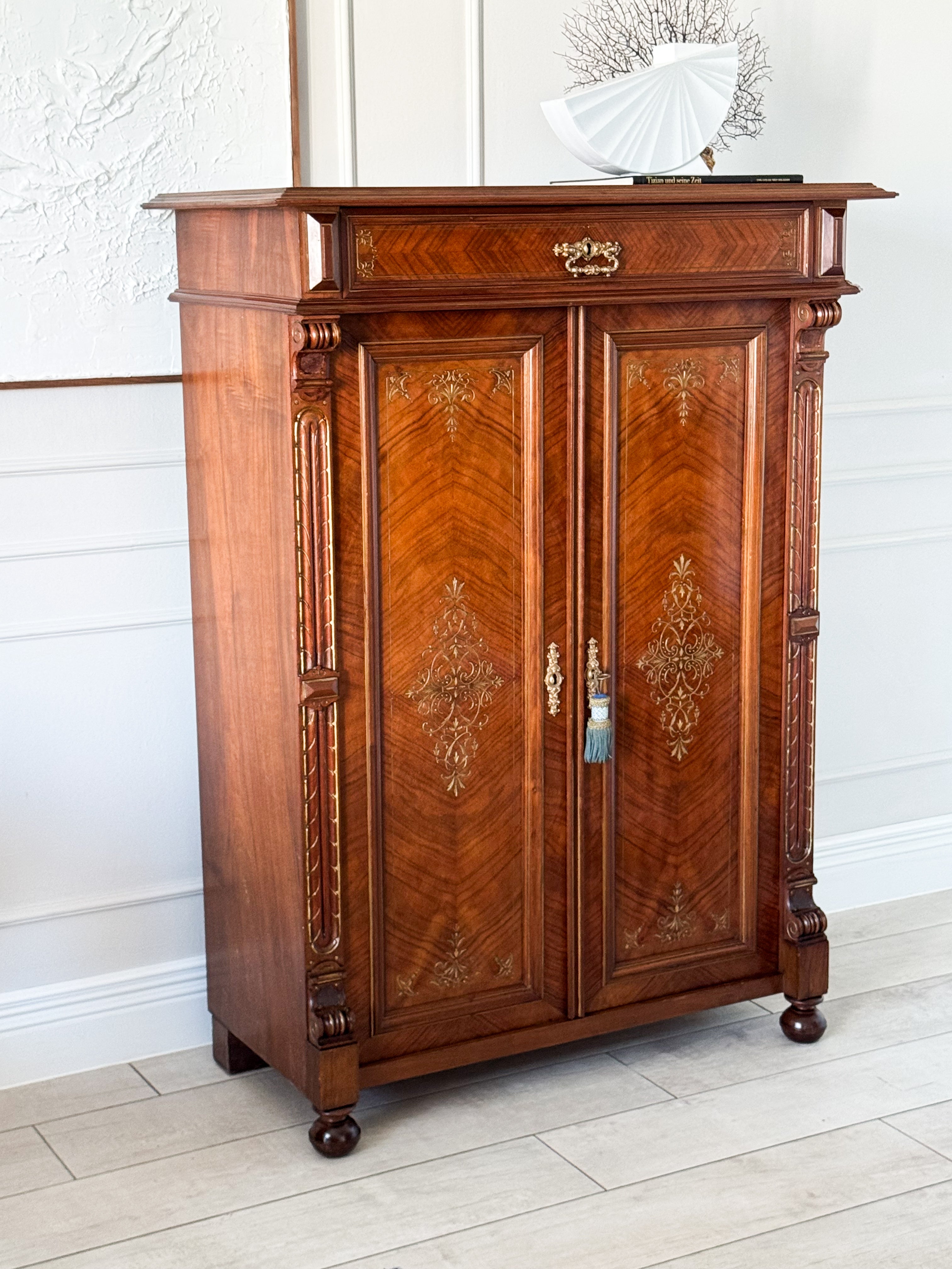 Noble Antique Cabinet Walnut