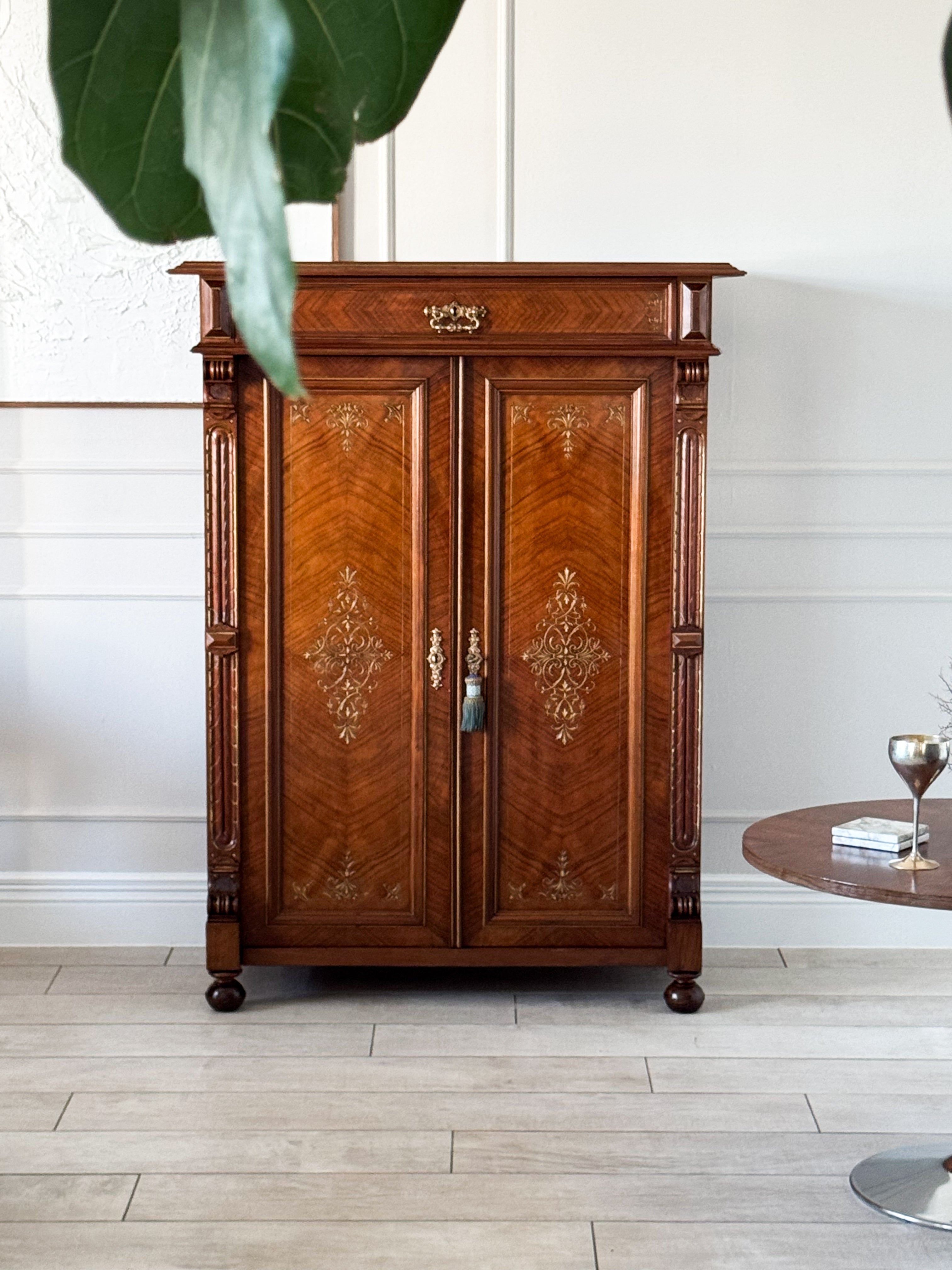 Noble Antique Cabinet Walnut