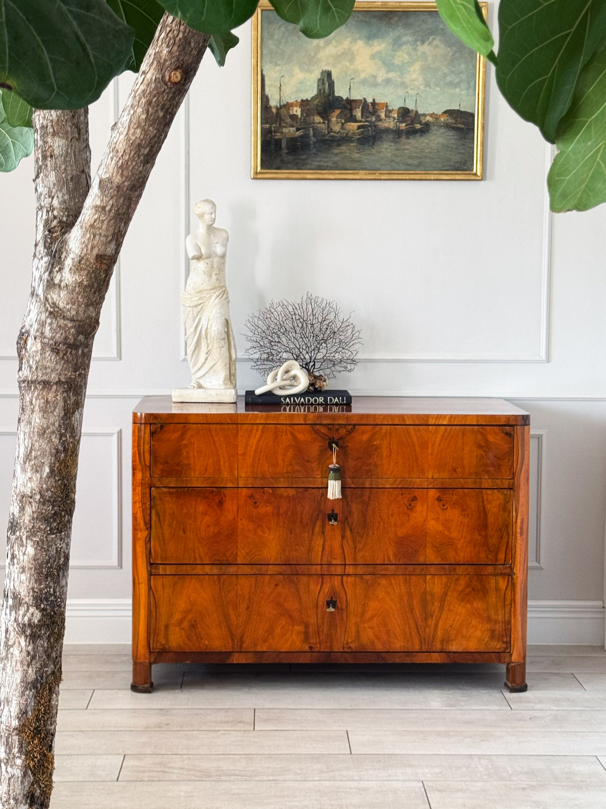 FEINE ANTIKE BIEDERMEIER KOMMODE