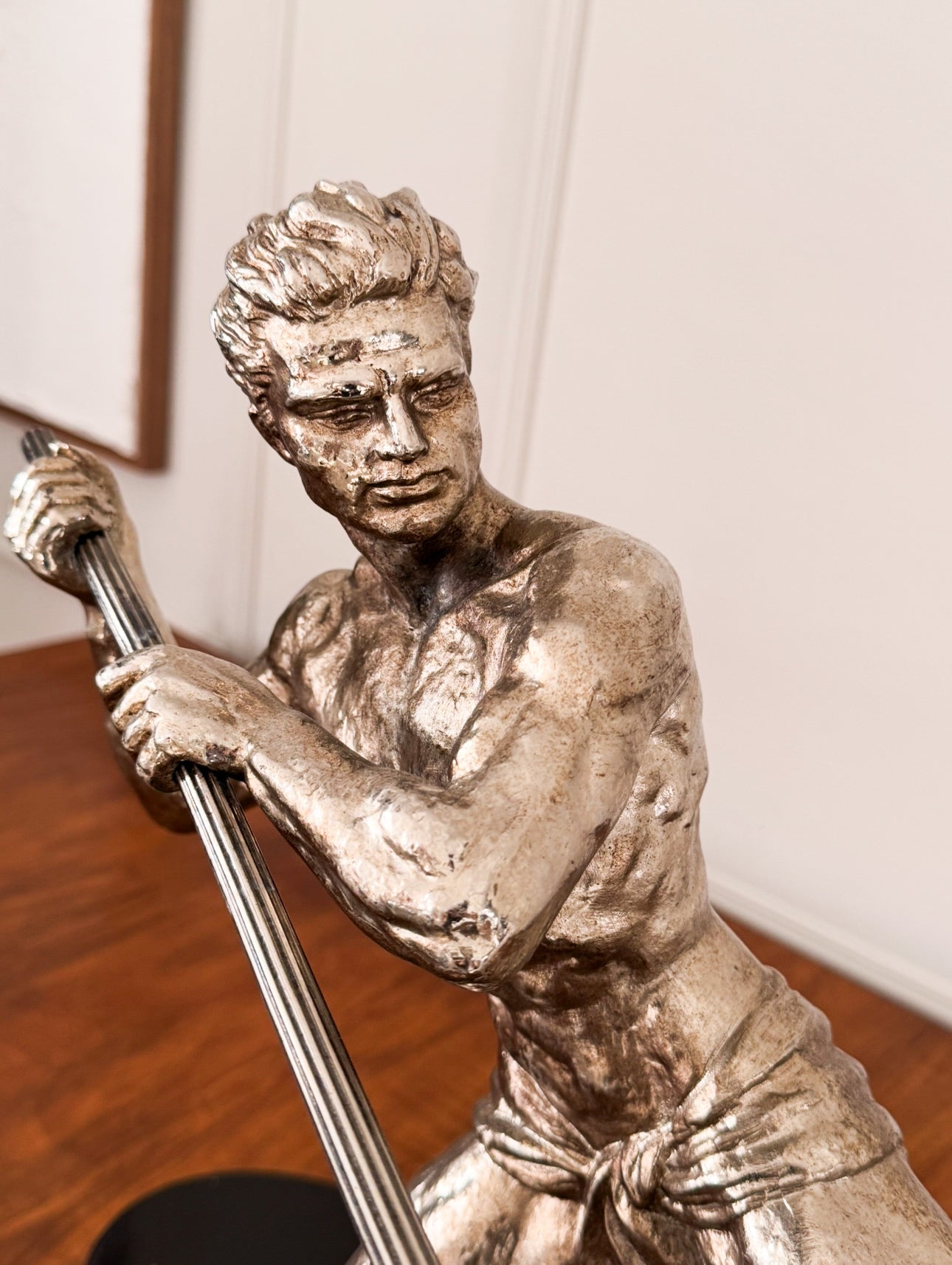 Original Art Deco Sculpture "The Javelin Thrower" signed J. RUDENS (Jean de Roncourt)