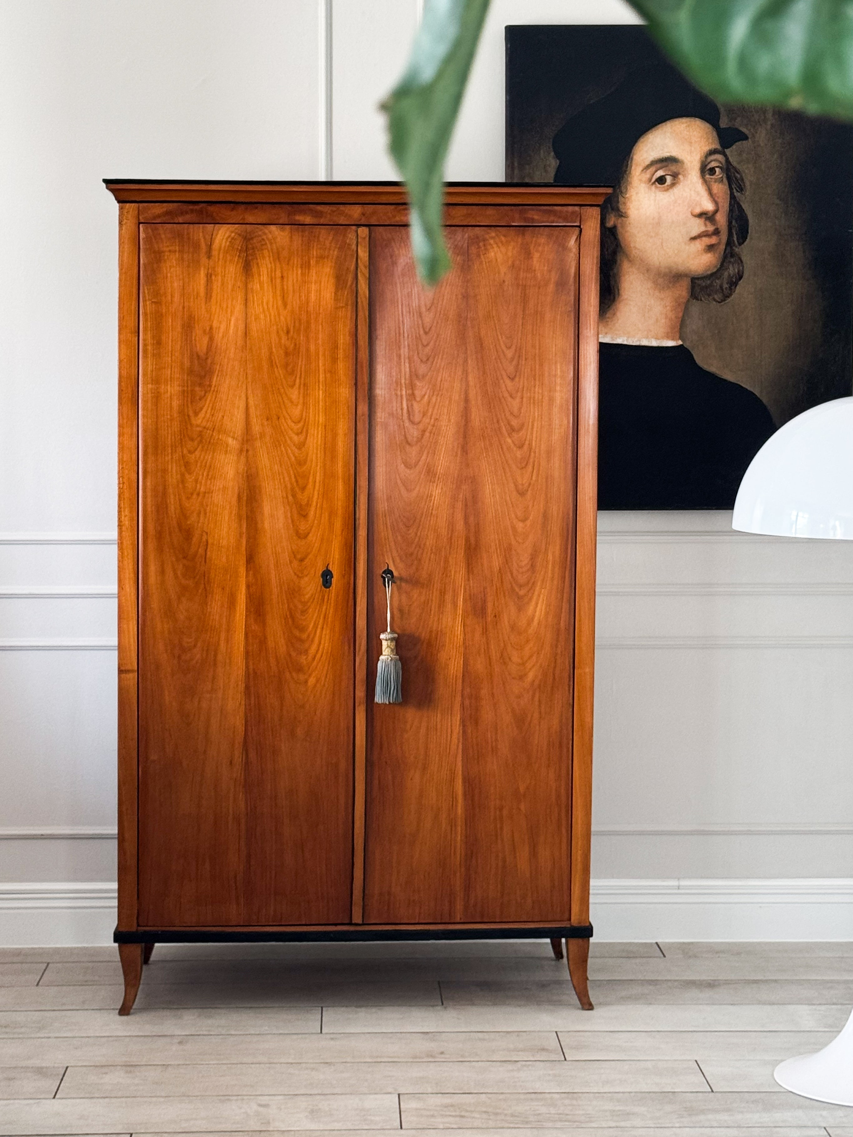 Antique Biedermeier Walnut Cabinet
