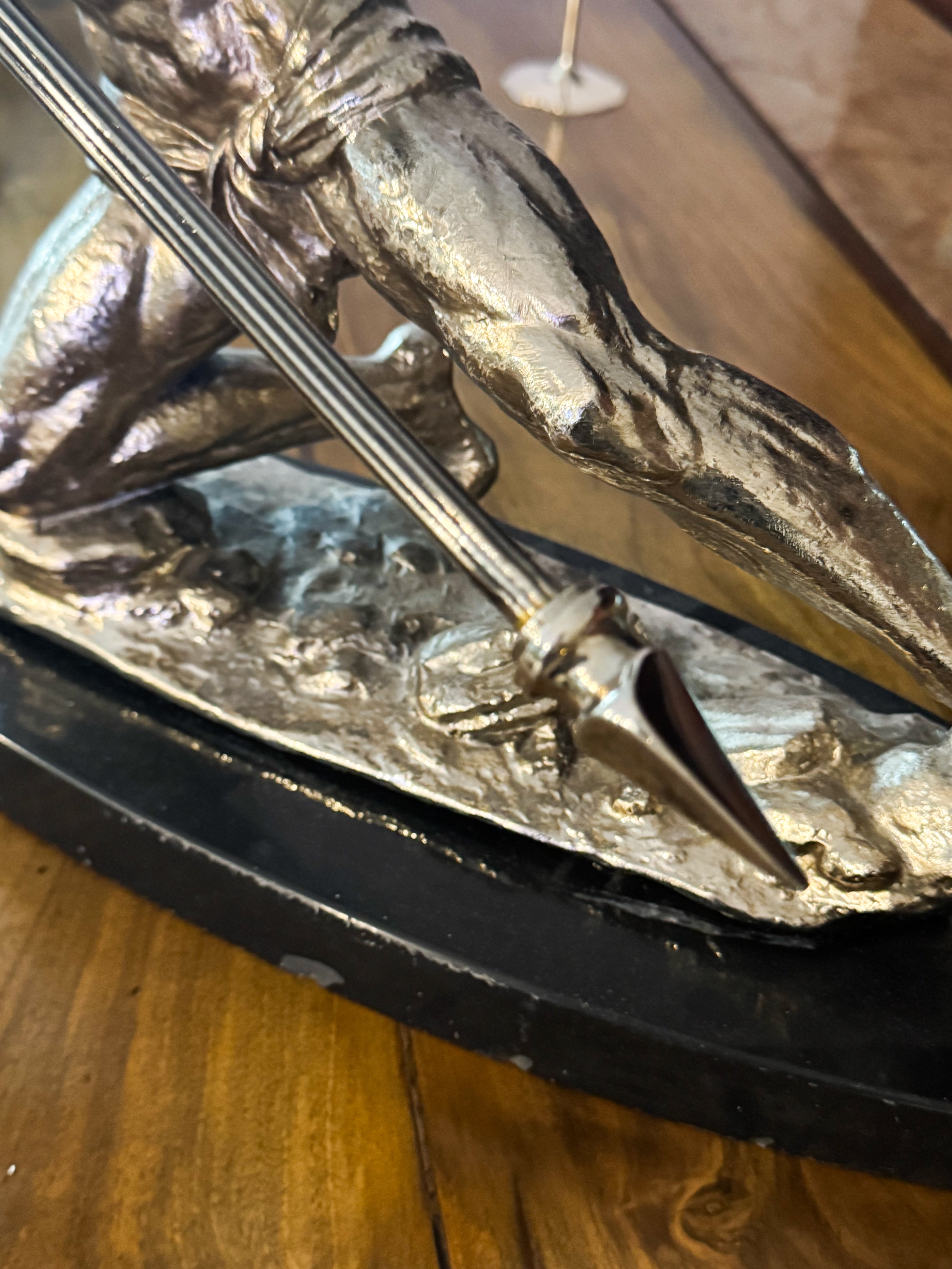 Original Art Deco Sculpture "The Javelin Thrower" signed J. RUDENS (Jean de Roncourt)