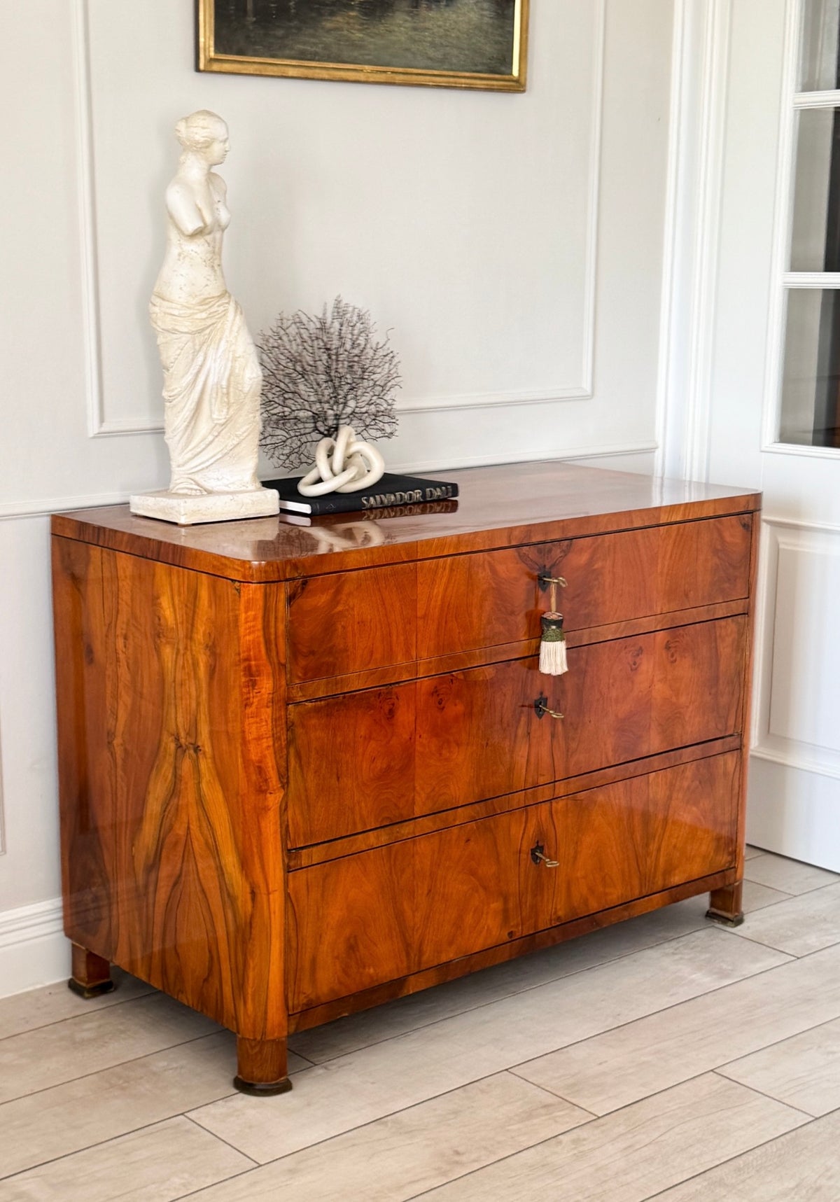 FEINE ANTIKE BIEDERMEIER KOMMODE