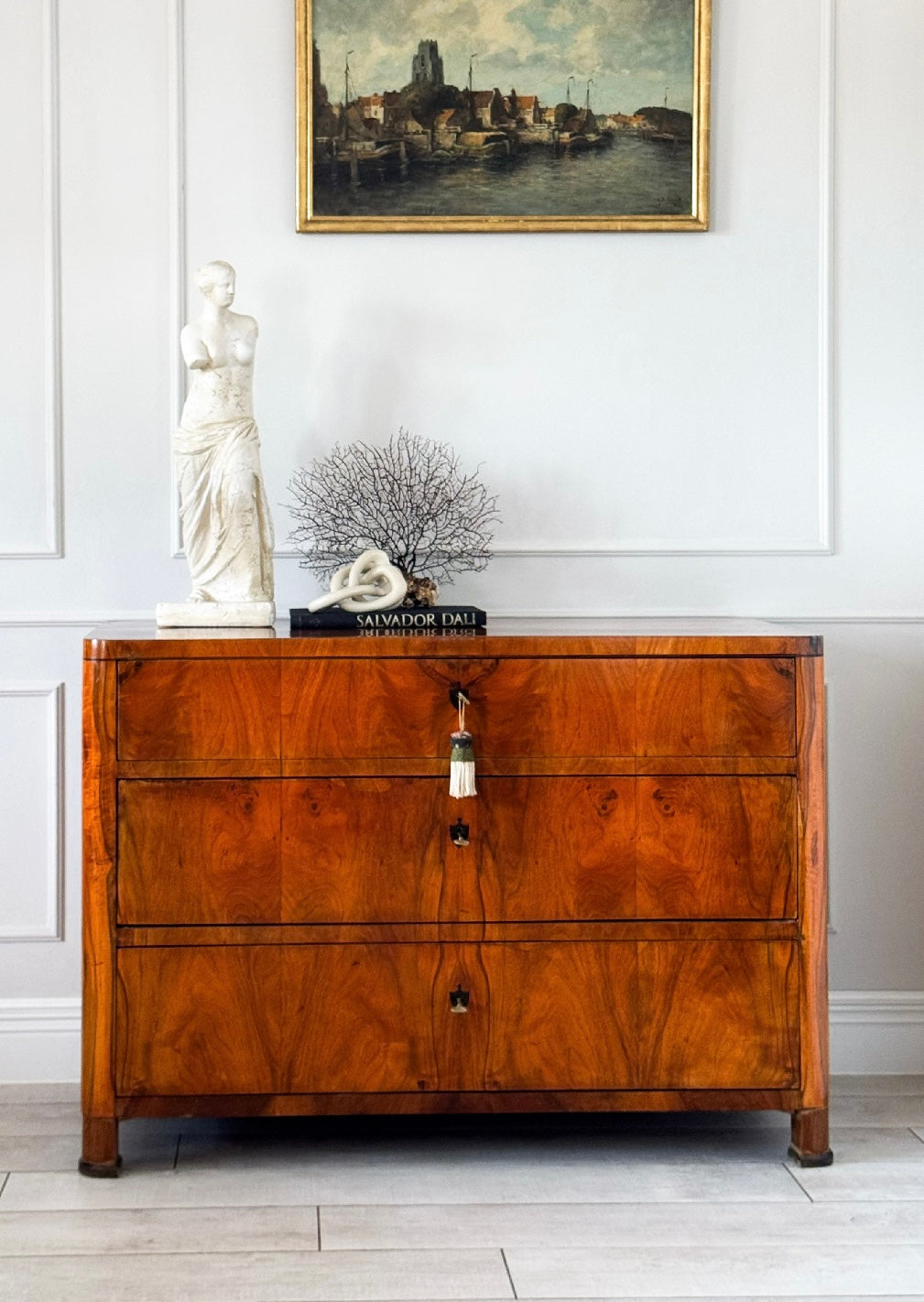 FEINE ANTIKE BIEDERMEIER KOMMODE