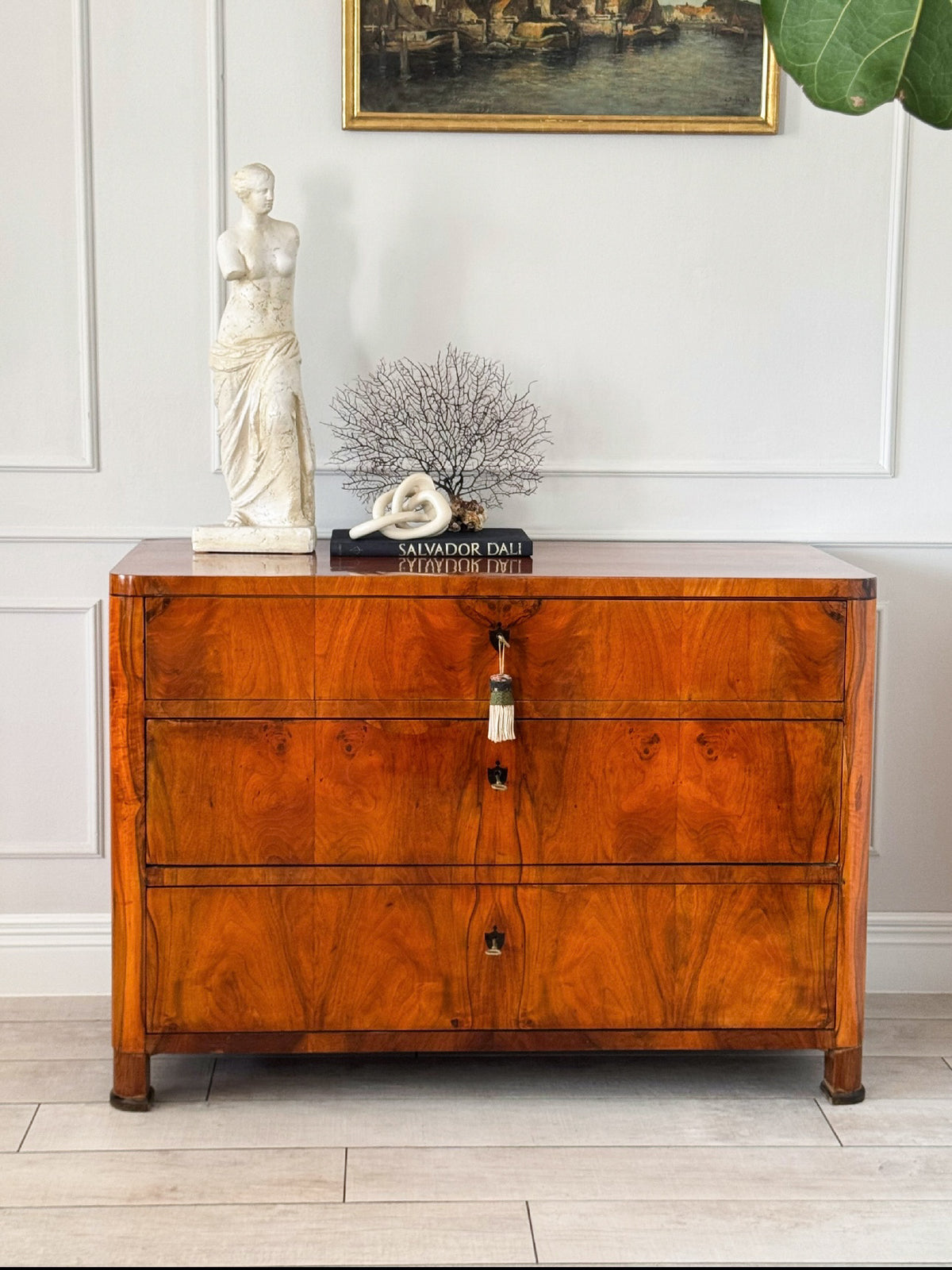 FEINE ANTIKE BIEDERMEIER KOMMODE
